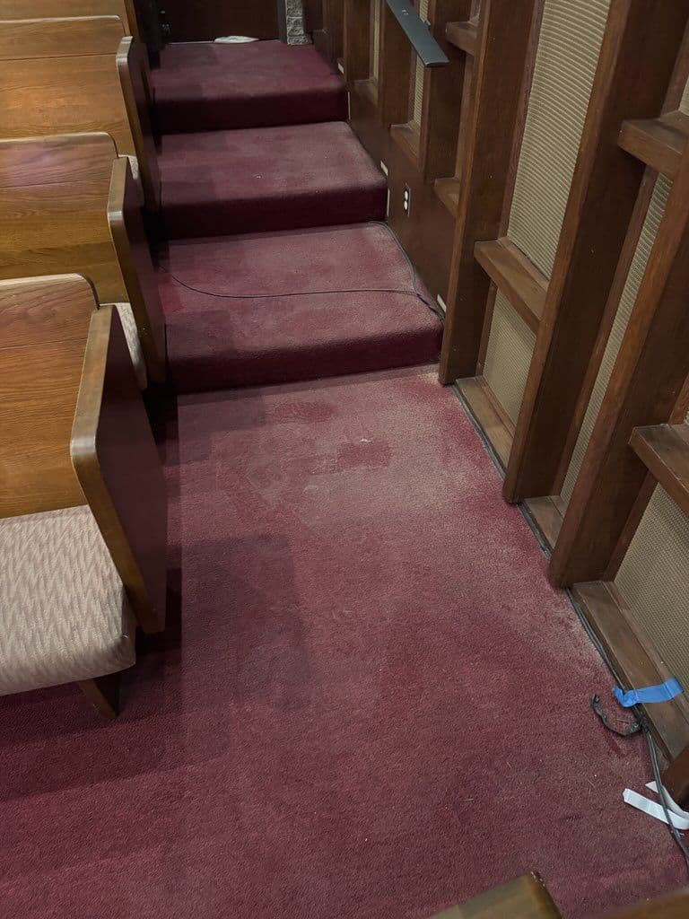 Stunning Church Transformation Carpet Cleaning